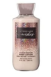 bath and body works a thousand wishes shimmer swirl lotion in a bottle